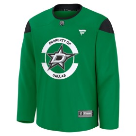 Män Ishockey Dallas Stars tröja med eget tryck Fanatics Team Practice 2024-25 Grön